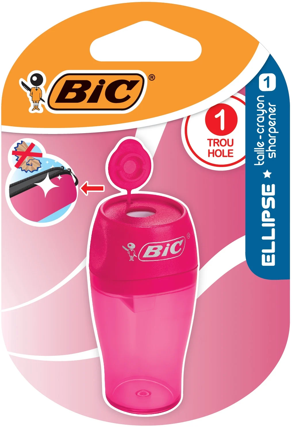 Ascutitoare Ellipse, cu rezervor, diverse culori, Bic – imaginea 3