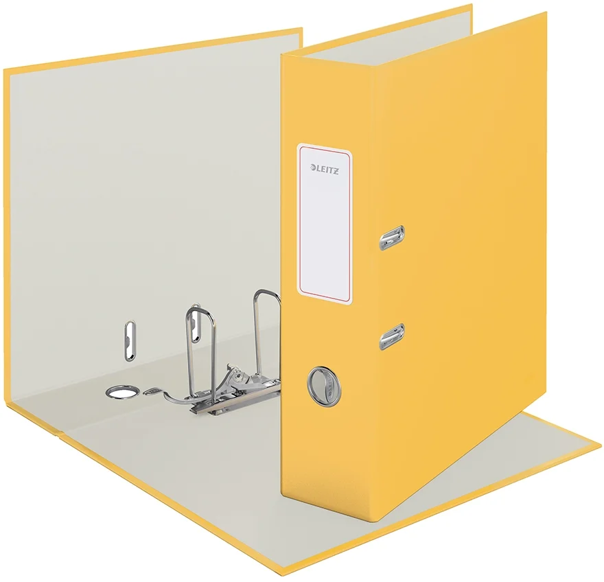 Biblioraft 180° Cosy, carton laminat, partial reciclat, certificare FSC, A4, 80 mm, Leitz – imaginea 6