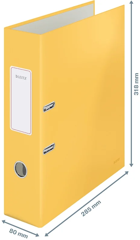 Biblioraft 180° Cosy, carton laminat, partial reciclat, certificare FSC, A4, 80 mm, Leitz – imaginea 8