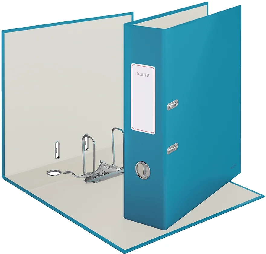 Biblioraft 180° Cosy, carton laminat, partial reciclat, certificare FSC, A4, 80 mm, Leitz – imaginea 13