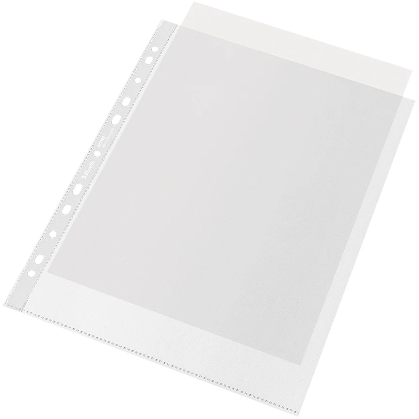 Folie de protectie Recycled reciclat, PP, A5, 70 mic, 100 buc/cutie, standard Esselte – imaginea 5