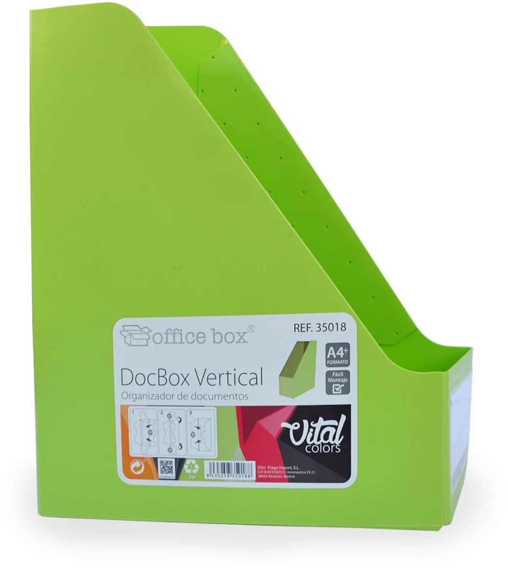 Suport vertical Office box, Vital Colors, PVC, pliabil 10mm, culori asortate – imaginea 6