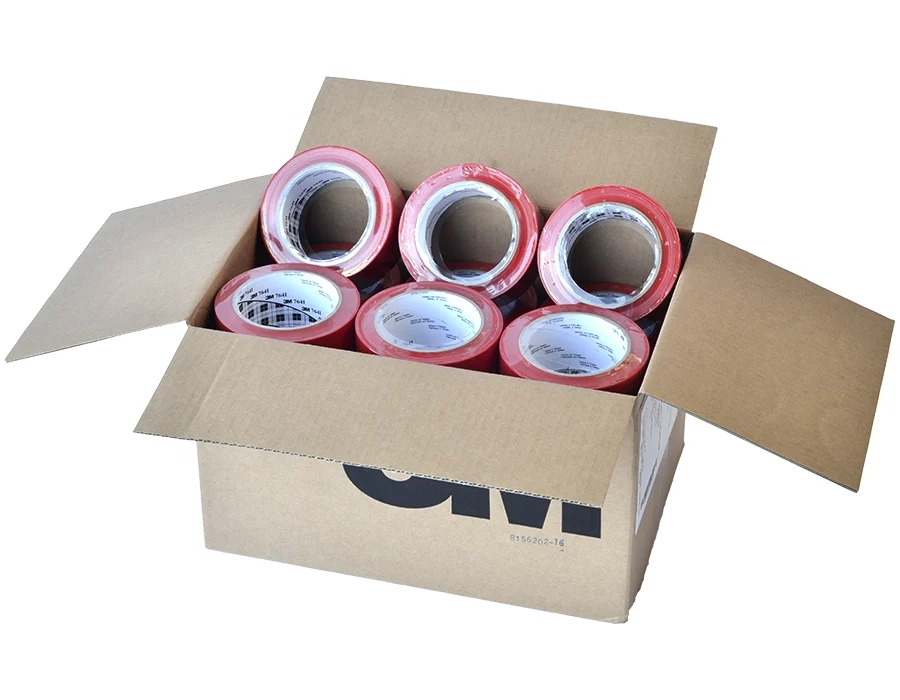 Banda de marcat locatie 50 mm x 33 m rosu, 24 buc/cutie 3M