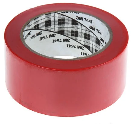 Banda de marcat locatie 50 mm x 33 m rosu, 24 buc/cutie 3M – imaginea 2