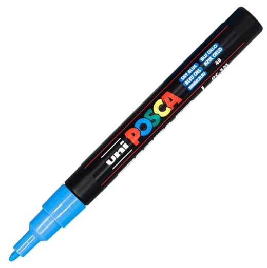 Marker cu vopsea PC-3M Posca 0.9 - 1.3 mm Uni-Ball – imaginea 4