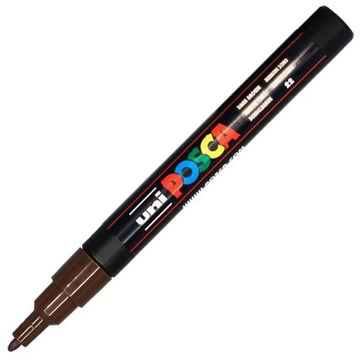 Marker cu vopsea PC-3M Posca 0.9 - 1.3 mm Uni-Ball – imaginea 8