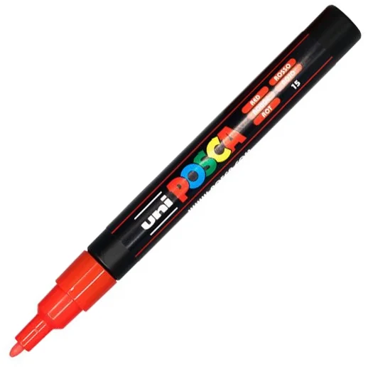Marker cu vopsea PC-3M Posca 0.9 - 1.3 mm Uni-Ball – imaginea 9