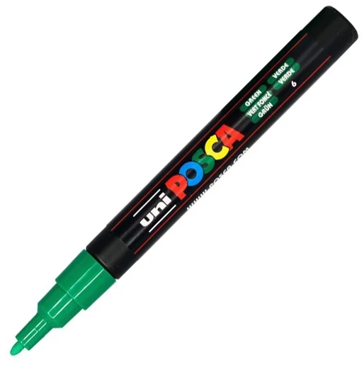 Marker cu vopsea PC-3M Posca 0.9 - 1.3 mm Uni-Ball – imaginea 10