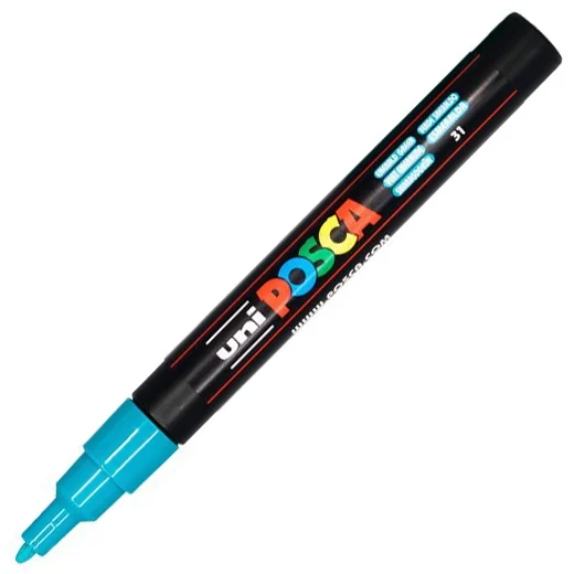 Marker cu vopsea PC-3M Posca 0.9 - 1.3 mm Uni-Ball – imaginea 11