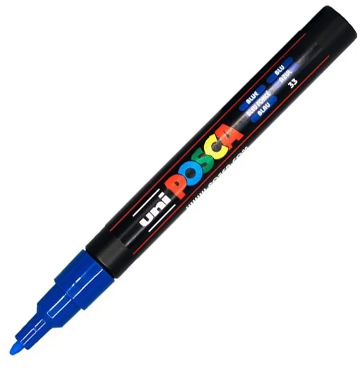 Marker cu vopsea PC-3M Posca 0.9 - 1.3 mm Uni-Ball – imaginea 13