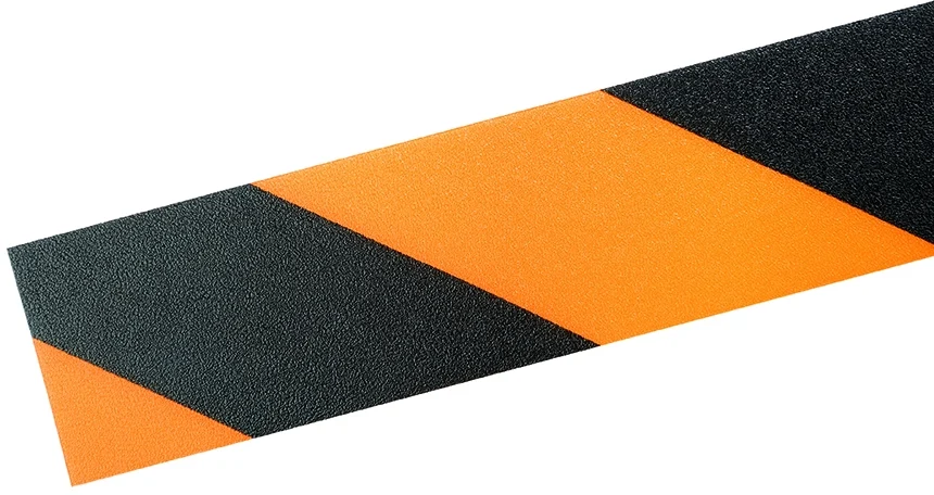 Banda autoadeziva marcare locatii, detasabila, Duraline 50/05, 50 mm x 15 m, galben/negru Durable – imaginea 2