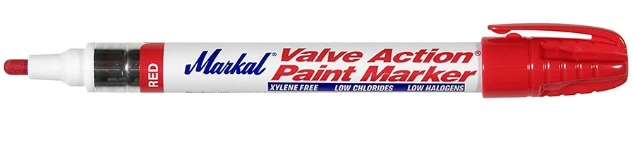 Marker cu vopsea lichida Valve Action Markal – imaginea 14