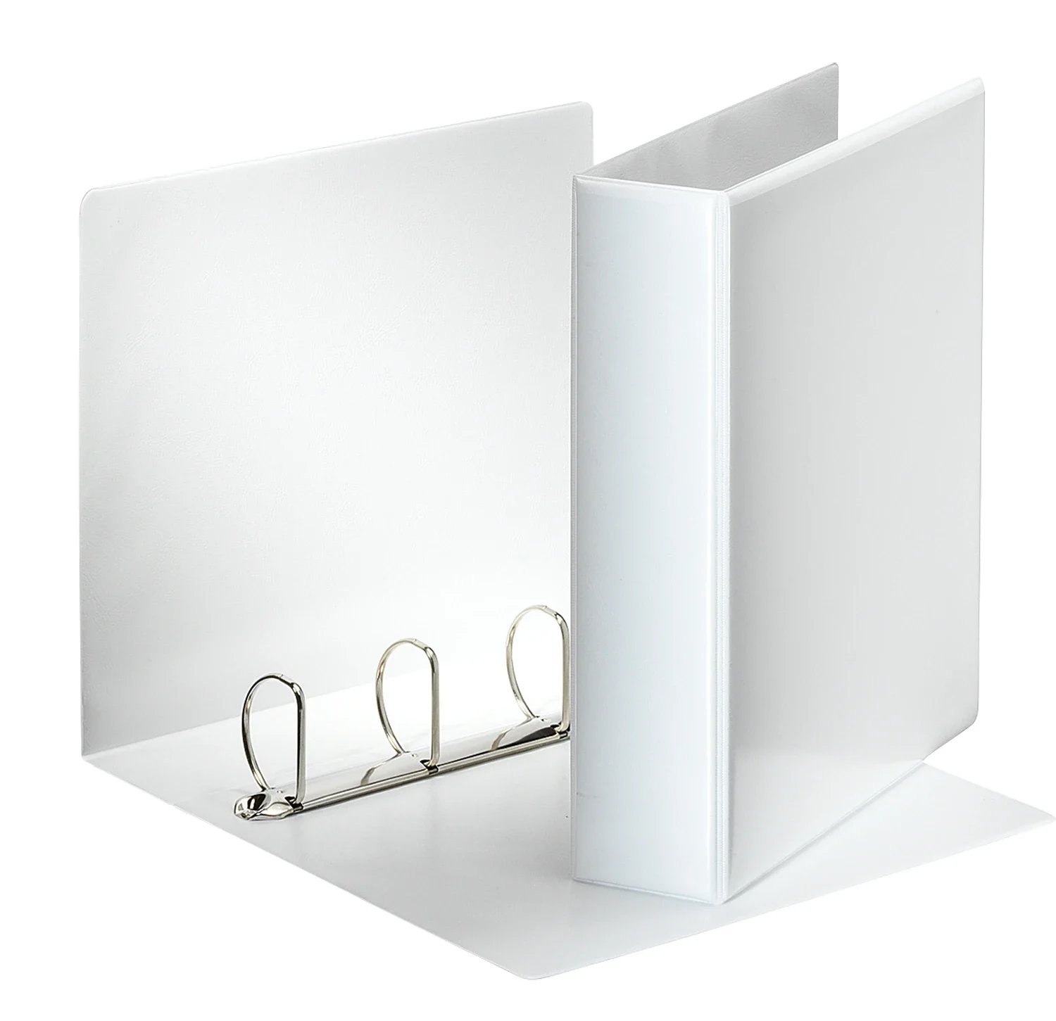 Caiet mecanic Panorama, PP/PP, partial reciclat, certificare FSC, A4, mecanism 4DR, inel 50 mm, alb, Esselte
