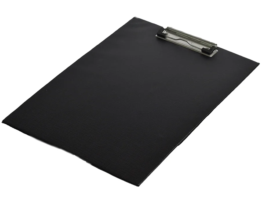 Clipboard simplu, A4, din carton plastefiat, negru