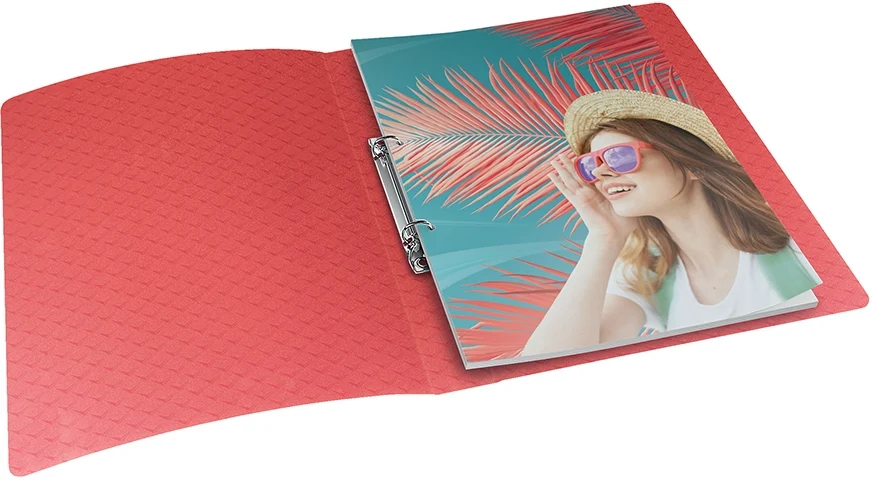 Caiet mecanic Colour Breeze, PP, A4, coperta moale, mecanism 2RR, inel 25 mm Esselte – imaginea 5
