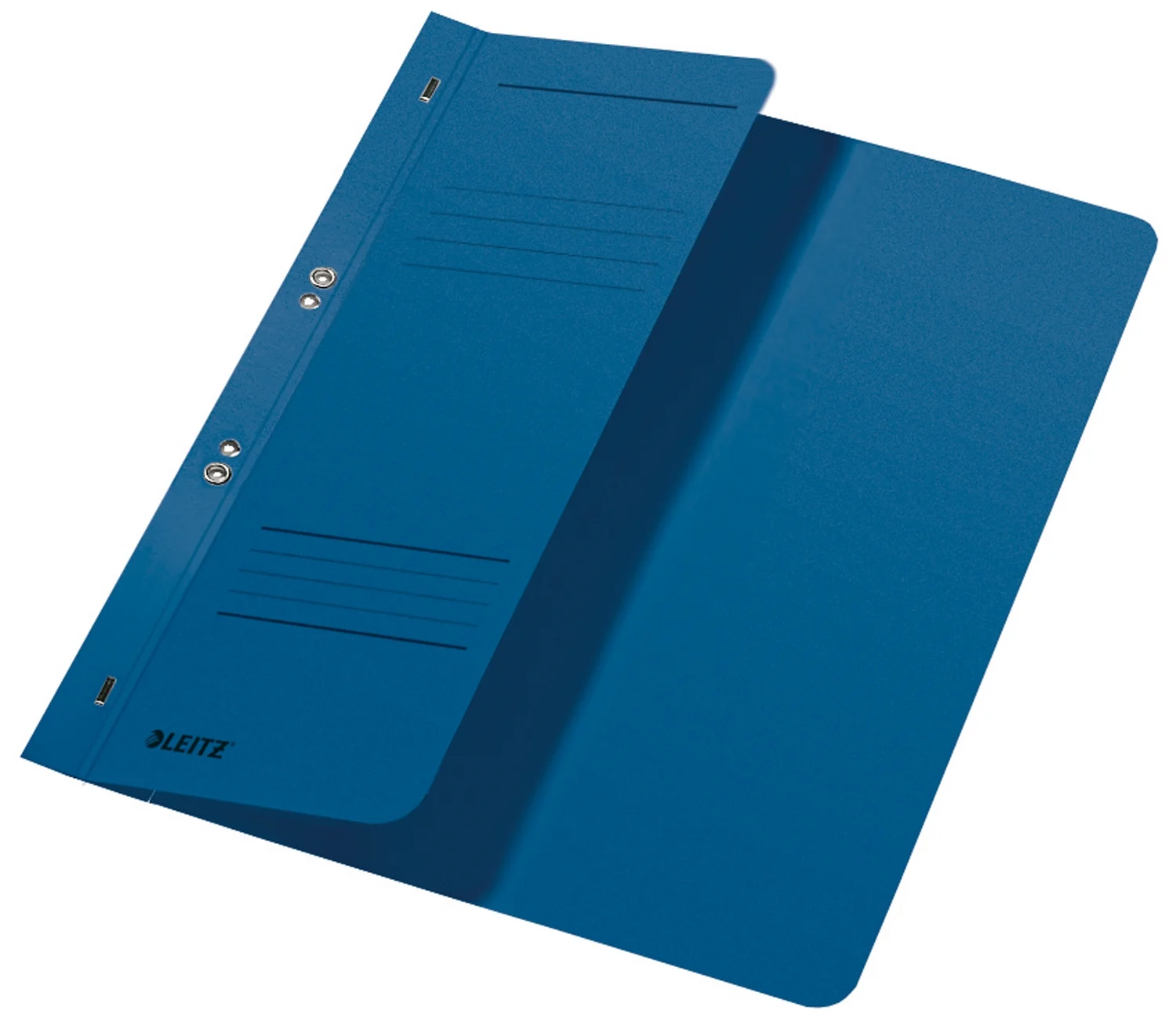Dosar cu capse, 1/2, carton, 100% reciclat, certificare Blue Angel, A4, cu capse, 170 coli, Leitz – imaginea 2