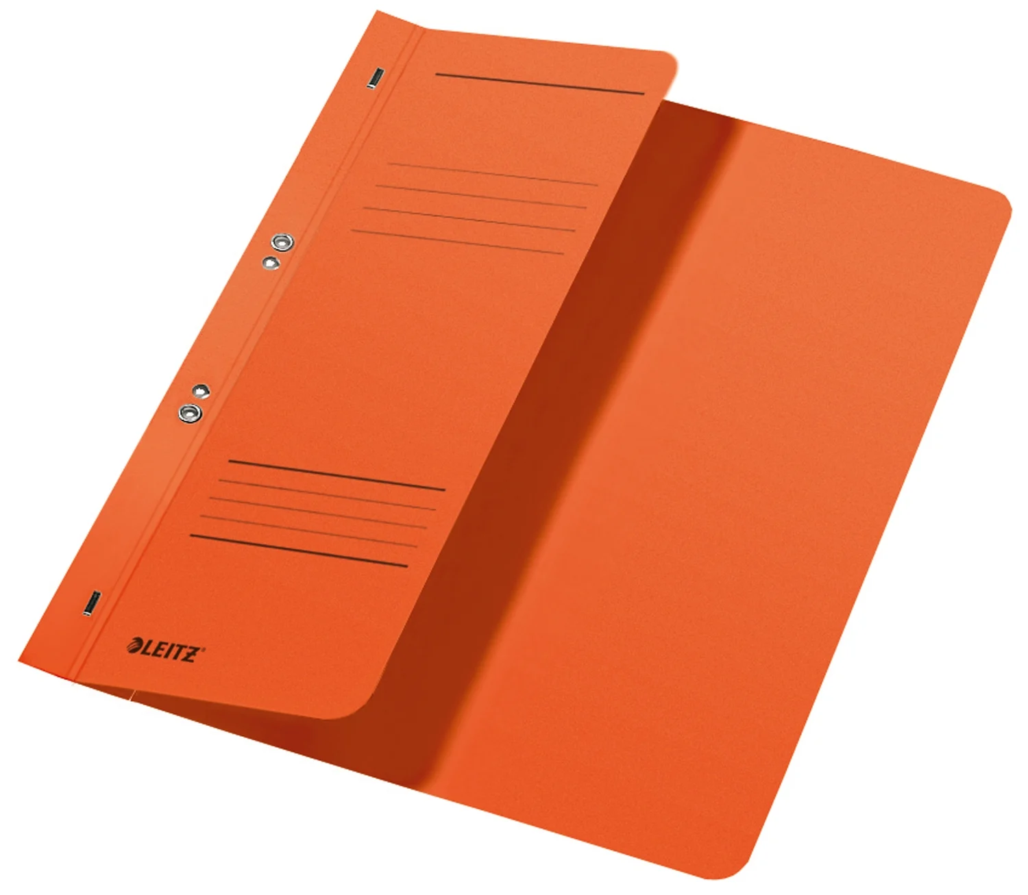 Dosar cu capse, 1/2, carton, 100% reciclat, certificare Blue Angel, A4, cu capse, 170 coli, Leitz – imaginea 4