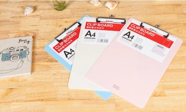 Clipboard A4, bej, 332 x 226 x 2mm M&G – imaginea 3