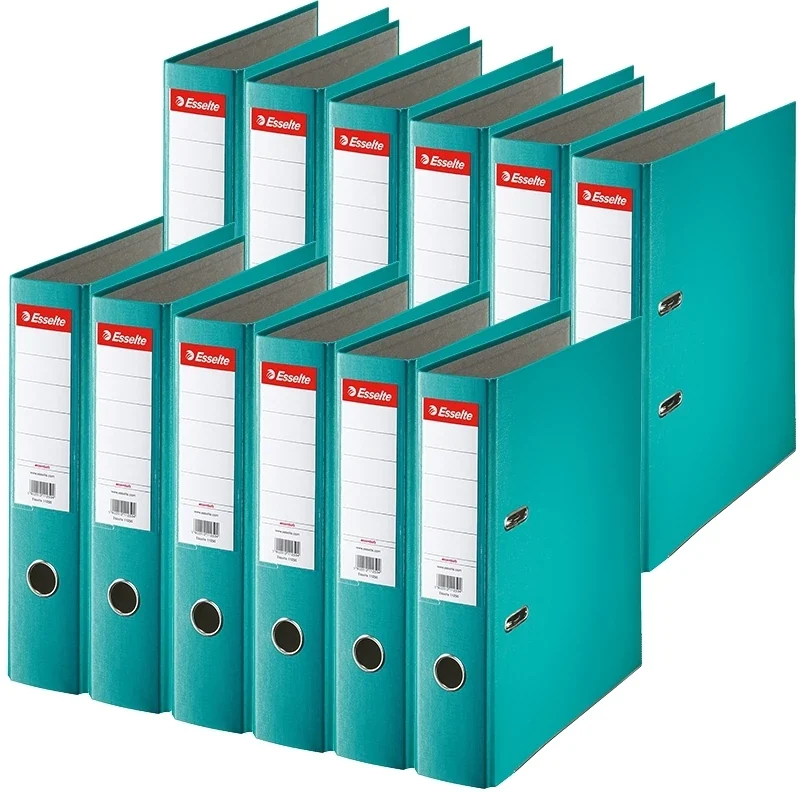 Biblioraft Economy, PP, A4, 75 mm, turcoaz, 20 buc/set Esselte