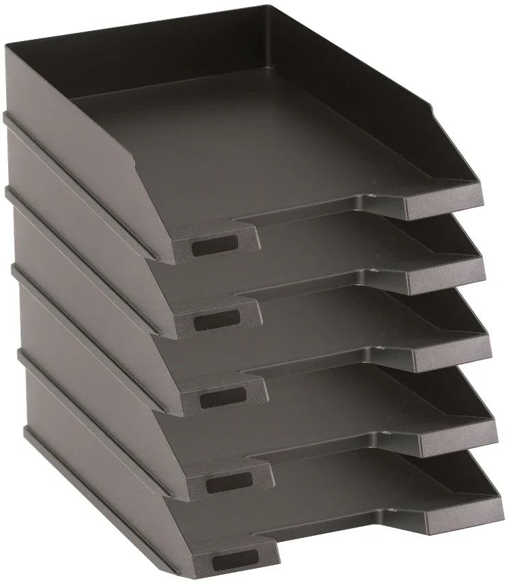 Tavita corespondenta A4-C4 clasic negru 5 buc/set Herlitz