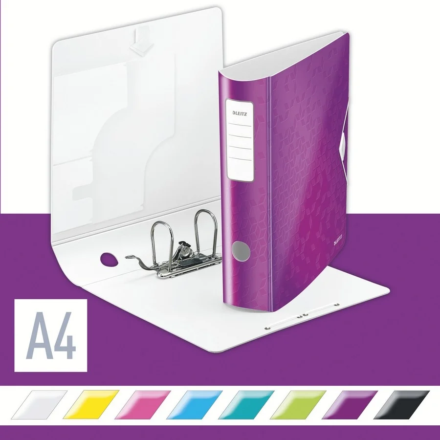Biblioraft 180° Active WOW, polyfoam, A4, 82 mm, Leitz – imaginea 6