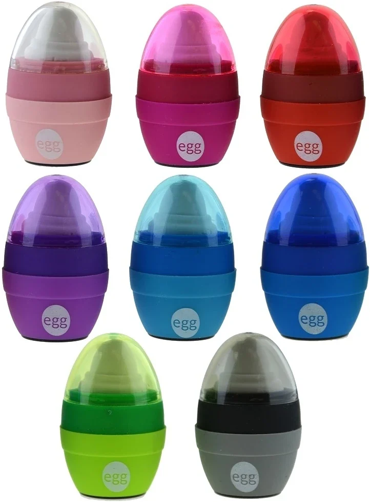 Acutitoare tip ou Office box, ColorLine, cu radiera, diverse culori
