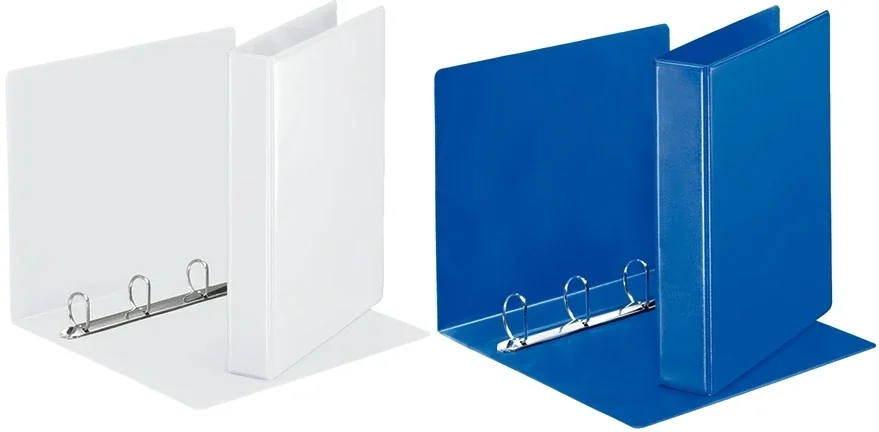 Caiet mecanic Panorama, PP/PP, partial reciclat, certificare FSC, A4, mecanism 4DR, inel 40 mm, Esselte