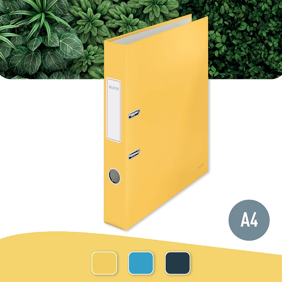 Biblioraft 180° Cosy, carton laminat, partial reciclat, certificare FSC, A4, 52 mm, Leitz – imaginea 11