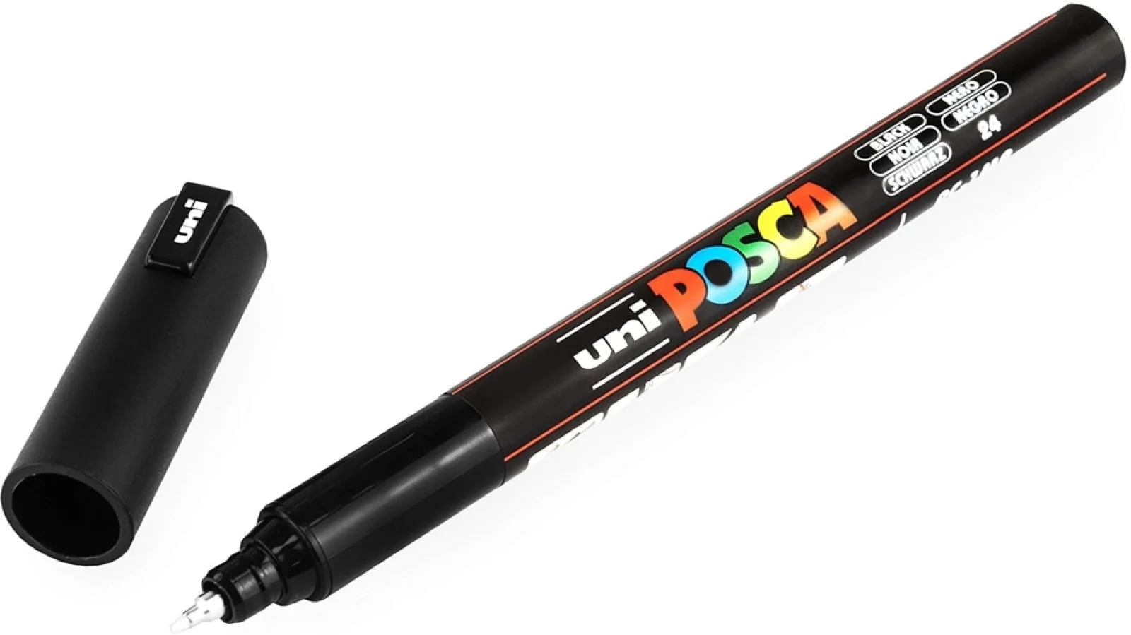 Marker cu vopsea Posca PC-1MR, varf 0.7 mm, 8 culori/set – imaginea 5