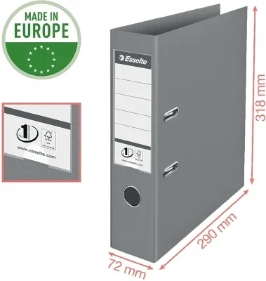 Biblioraft No.1 Power Colour Breeze, PP/PP, partial reciclat, certificare FSC, A4, 75 mm, Esselte – imaginea 8