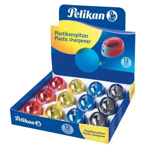 Ascutitoare plastic cu container diverse culori Pelikan – imaginea 3