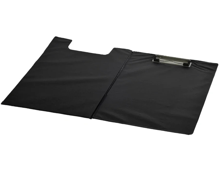 Clipboard plastic dublu A4 tip L negru