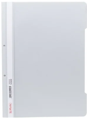 Dosar sina A4 PP, perforat gri, Herlitz