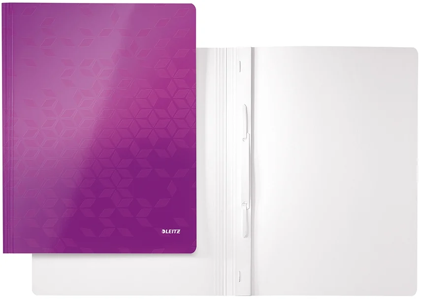 Dosar cu sina WOW, carton laminat, certificare FSC, A4, 250 coli, Leitz – imaginea 10