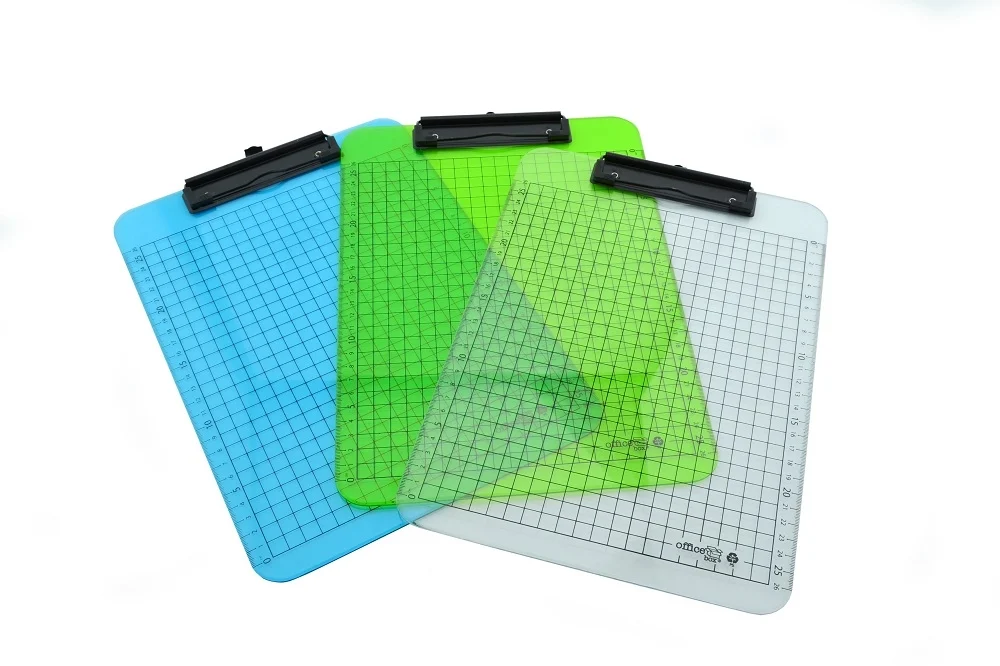 Clipboard standard Office box, A4, transparent PP, culori asortate – imaginea 5