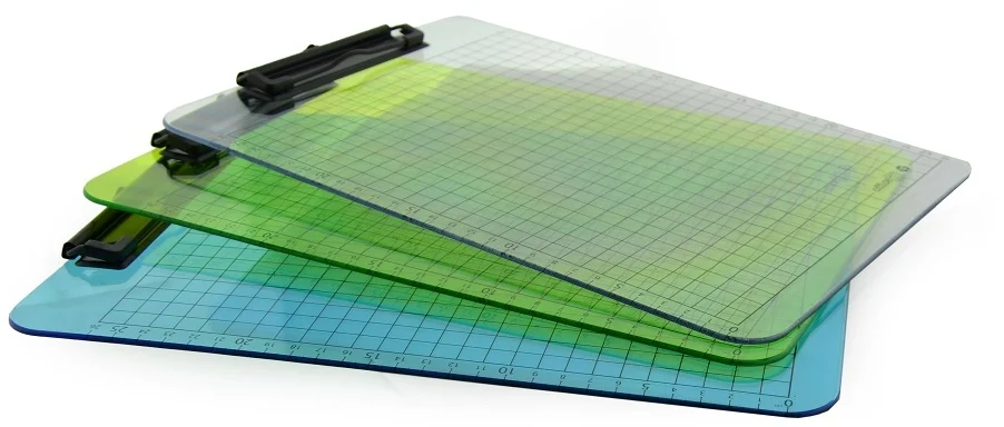 Clipboard standard Office box, A4, transparent PP, culori asortate – imaginea 7