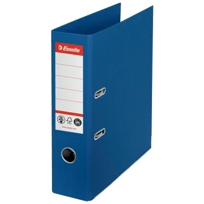 Biblioraft Esselte No.1 Power Recycled, carton, 100% reciclat, reciclabil, certificare FSC, A4, 75 mm – imaginea 2
