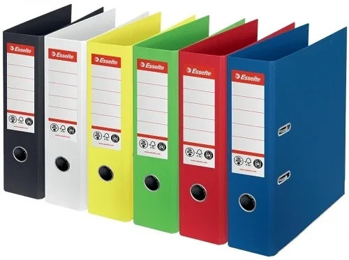 Biblioraft Esselte No.1 Power Recycled, carton, 100% reciclat, reciclabil, certificare FSC, A4, 75 mm – imaginea 8
