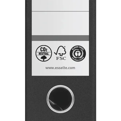 Biblioraft Esselte No.1 Power Recycled, carton, 100% reciclat, reciclabil, certificare FSC, A4, 75 mm – imaginea 12
