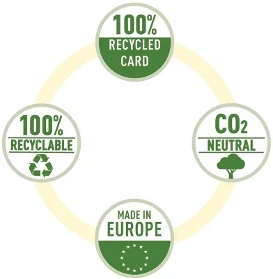 Biblioraft Esselte No.1 Power Recycled, carton, 100% reciclat, reciclabil, certificare FSC, A4, 75 mm – imaginea 13