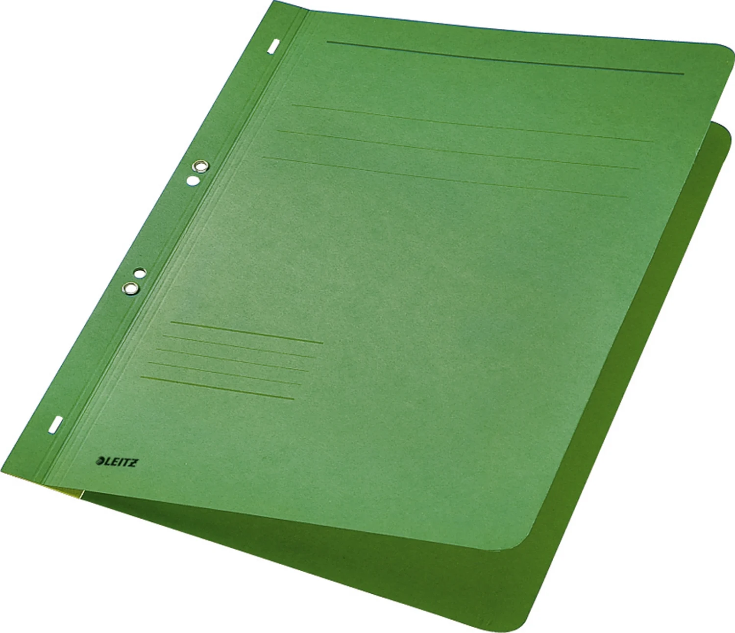Dosar cu capse, 1/1, carton, 100% reciclat, certificare Blue Angel, A4, cu capse, 170 coli, Leitz – imaginea 3