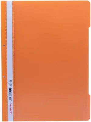 Dosar sina A4 PP, perforat portocaliu, Herlitz