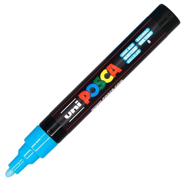 Marker cu vopsea PC-5M Posca 1.8 - 2.5 mm Uni-Ball – imaginea 2