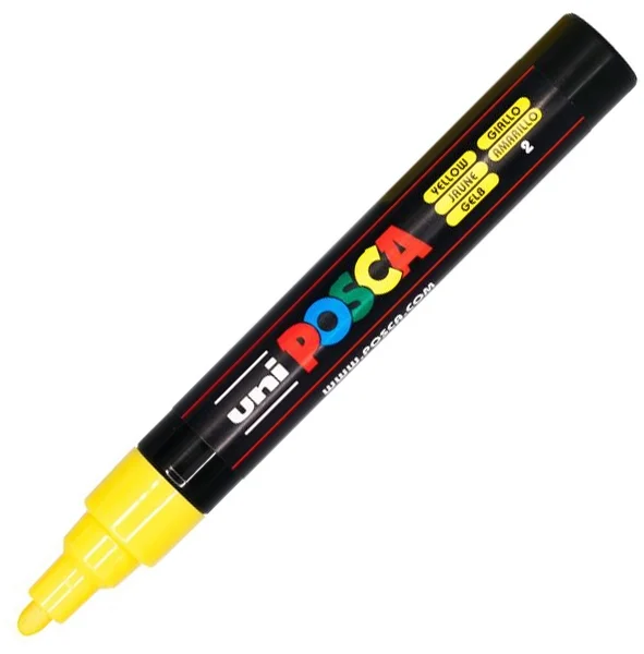 Marker cu vopsea PC-5M Posca 1.8 - 2.5 mm Uni-Ball – imaginea 8