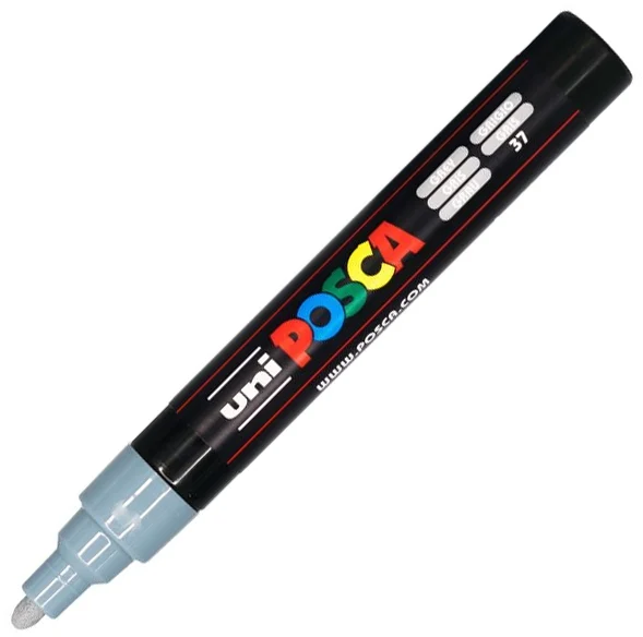 Marker cu vopsea PC-5M Posca 1.8 - 2.5 mm Uni-Ball – imaginea 9