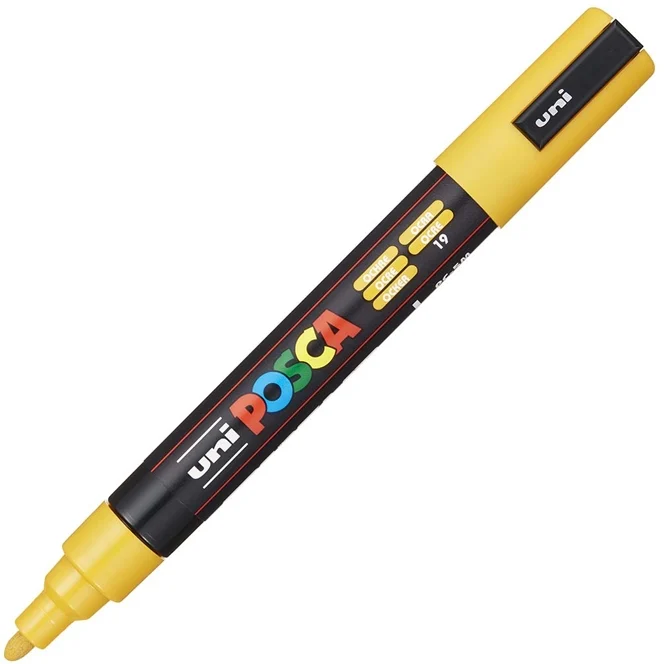 Marker cu vopsea PC-5M Posca 1.8 - 2.5 mm Uni-Ball – imaginea 12