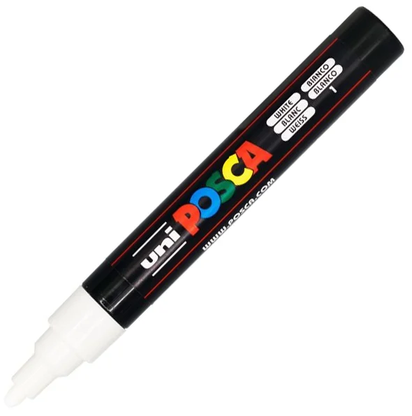 Marker cu vopsea PC-5M Posca 1.8 - 2.5 mm Uni-Ball – imaginea 16