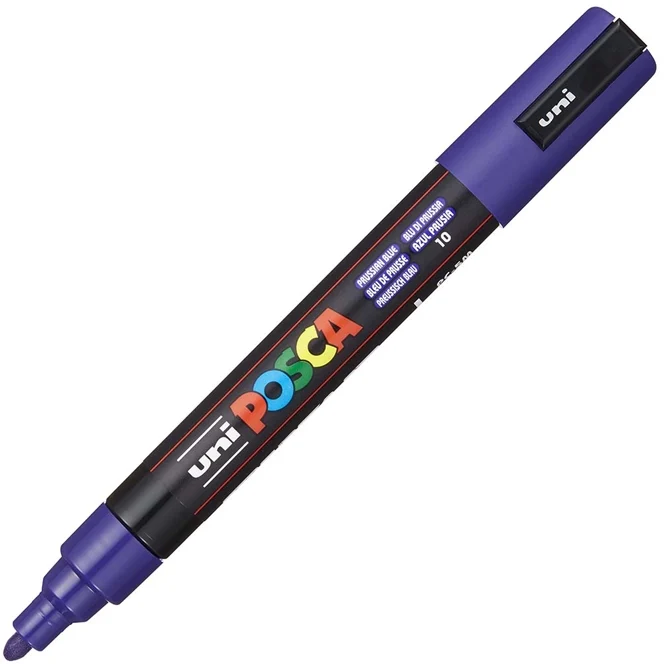 Marker cu vopsea PC-5M Posca 1.8 - 2.5 mm Uni-Ball – imaginea 18