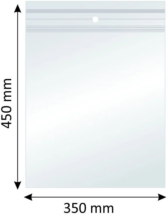 Pungi ziplock, 350 x 450 mm, 100/set
