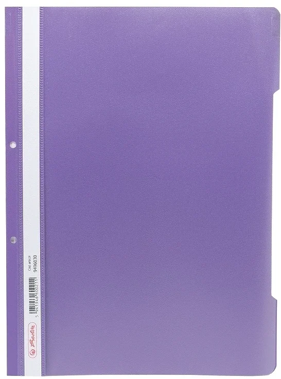 Dosar sina A4 PP, perforat mov, Herlitz